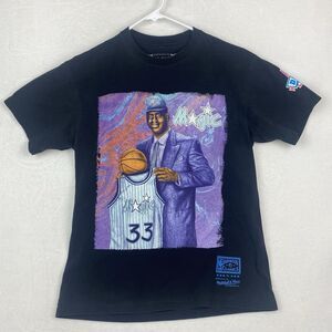 Mitchell and Ness Orlando Magic Shaquille Oneal Graphic Shirt Adult Medium Black